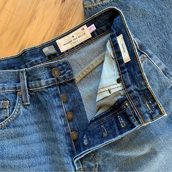 Imogene And Willie Jeans Harper Vidalia Mills Selvedge Button Fly Size 26 x 31 - Picture 5 of 13